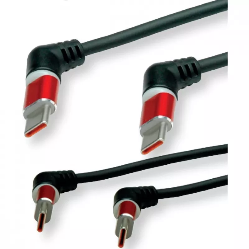 ROLINE USB 2.0 susukamas įkrovimo laidas C-C ST/ST 60W 1,5m