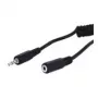 Wentronic Goobay 3,5 mm lizdo ilginimo laidas, juodas, 5 m - 3,5 mm kištukas (3 kontaktai, stereo) > 3,5 mm lizdas (3 kontaktai, stereo) (50017)