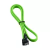 CableMod ModMesh SATA kabelis - Serial ATA 150/300/600 - SATA (M) stačiu kampu į SATA (M) - 60 cm - šviesiai žalia (CM-CAB-RSAT-N60KLG-R)