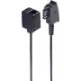 Telefono laidas ShiverPeaks BS71035 0,2 m Juodas