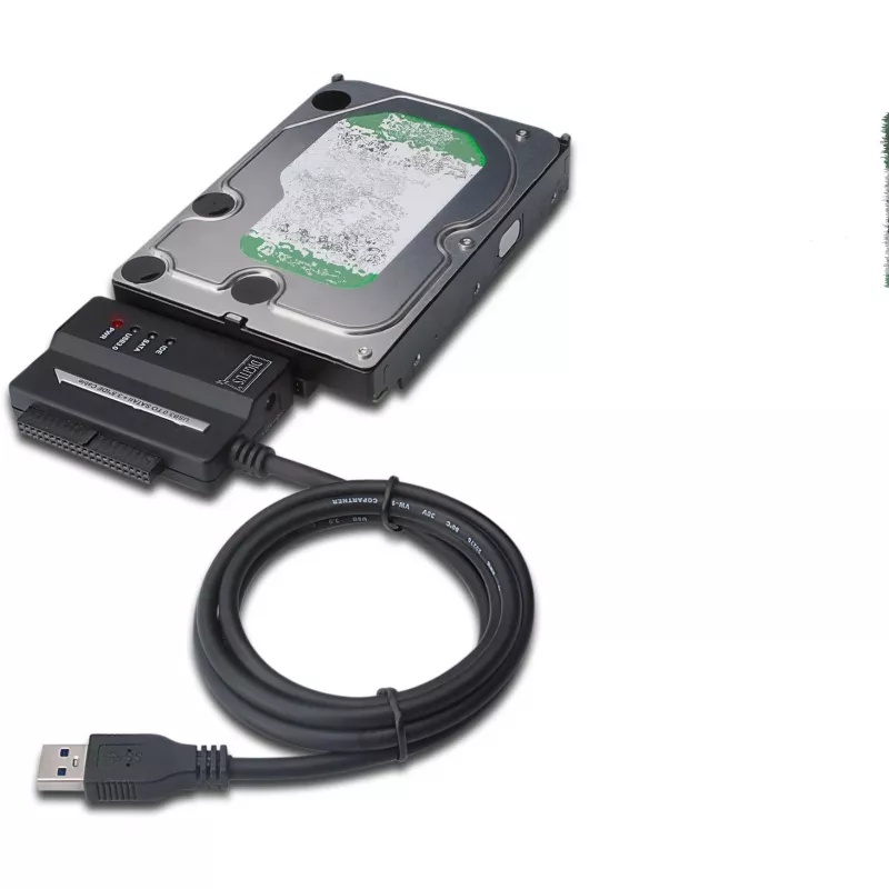 DIGITUS DA-70325 – saugyklos valdiklis 2,5 colio / 3,5 colio diskams – ATA/SATA 3Gb/s – 300 MB/s – USB 3.0