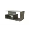 Kavos staliukas Top e Shop PRIMA BETON, laisvos formos viršus, taupe, 900×510×430 mm, 1 koja
