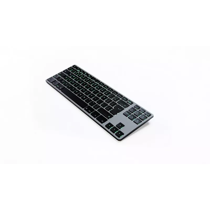 Aliumininė klaviatūra Mac Tenkeyless RGB Space Gray