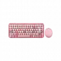 Perixx PERIDUO-713 Pink DE belaidė klaviatūra ir pelė, vokiškas QWERTZ išdėstymas, rožinė (11713)