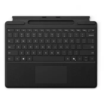 Microsoft 8XB-00148 nešiojamojo kompiuterio klaviatūra su itališku išdėstymu ir jutikliniu kilimėliu, juoda