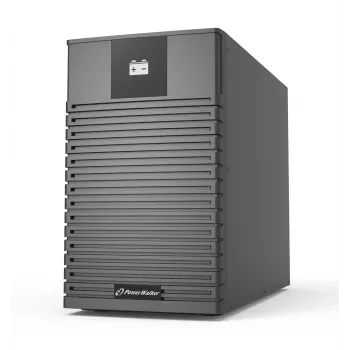 UPS baterijų spintelė PowerWalker BP I72T-12x9Ah Tower Black — 12 lizdų, 9 Ah baterijos, ratukai, 318×192×428 mm