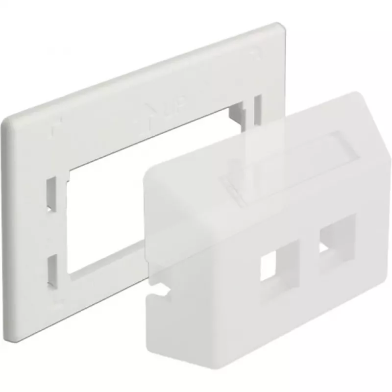 Keystone adapterio plokštė, tvirtinimo/montavimo (balta)