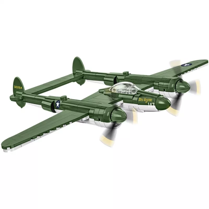 COBI Lockheed P-38 Lightning konstravimo kaladėlės