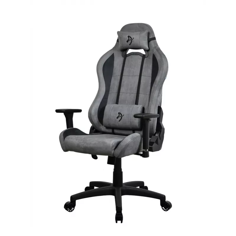 Žaidimų kėdė Arozzi Torretta SuperSoft Anthracite – ergonomiškas dizainas, reguliuojamos porankiai, atlošiama nugara