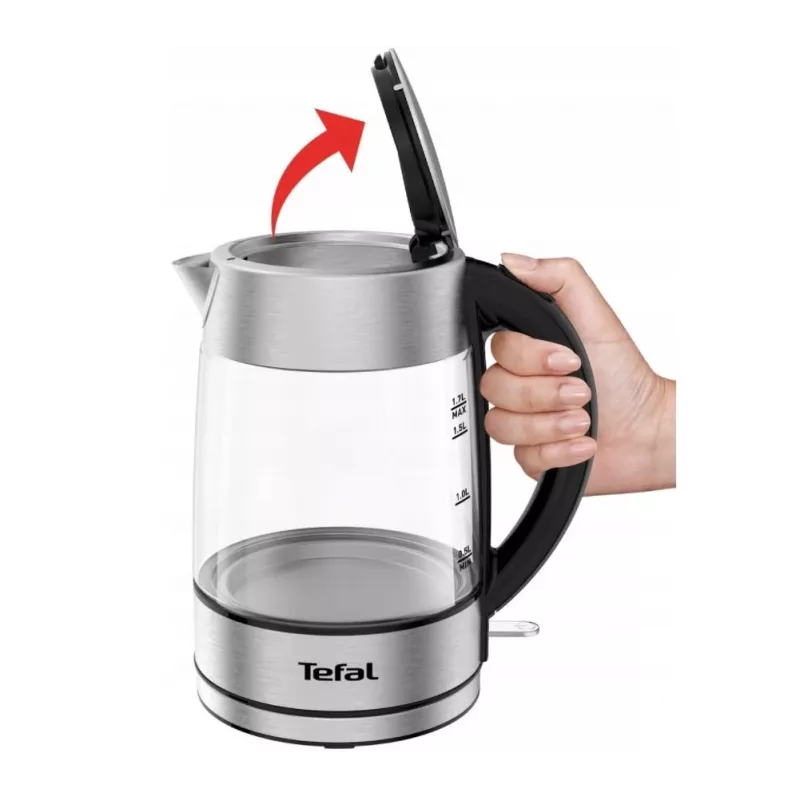 Tefal KI772D elektrinis virdulys 1,7 L 2400 W nerūdijantis plienas, permatomas