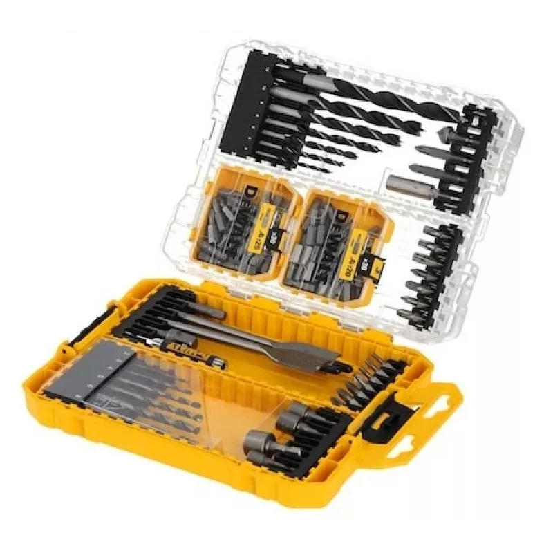 DeWalt Pozi varžtų rinkinys 100 vnt. – įvairių dydžių savisriegiai medžiui ir metalui