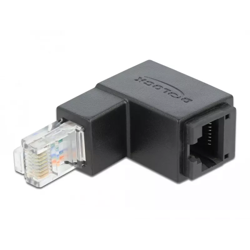Adapteris RJ45 kištukas žemyn kampu DeLOCK 86423