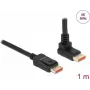 DisplayPort kabelis DeLOCK 87054 8K 60Hz 1m kampuotas