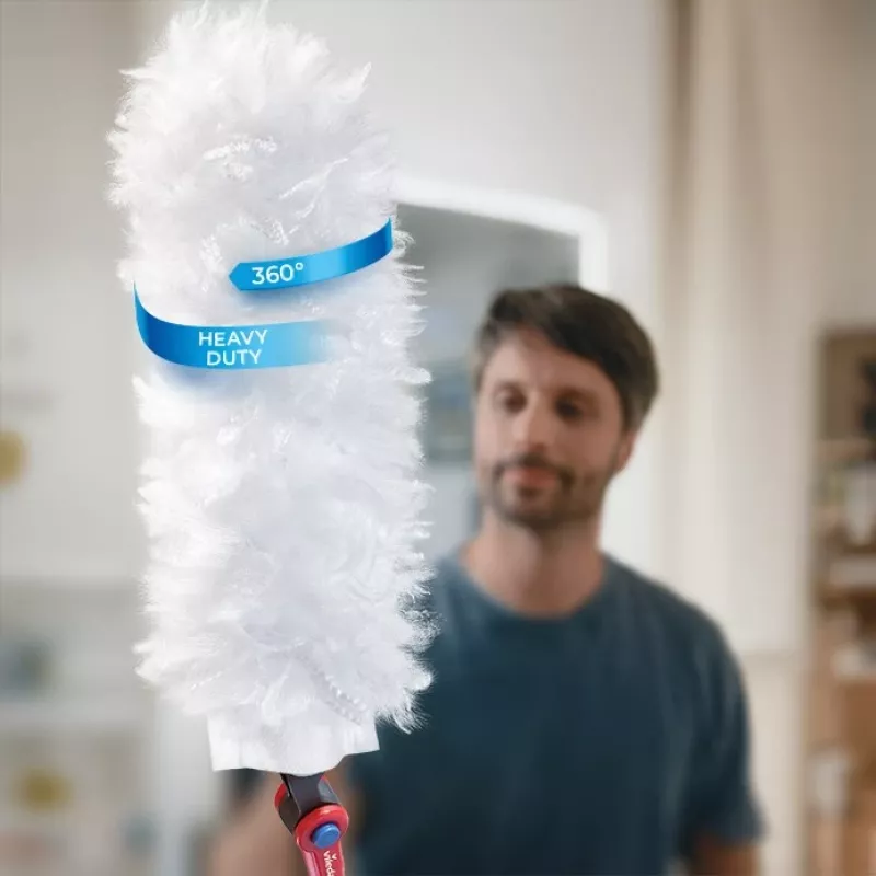 Vileda dulkių samtelis su ilga rankena + 1 Flex&Catch priedas