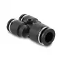 Delock 60752 pneumatinis Y formos jungiklis 2x8 mm į 1x10 mm su tvirtinimo anga