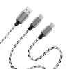 LogiLink CU0202 USB kabelis USB 2.0 1,2 m USB A USB C / Micro-USB A pilka