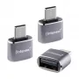 Intenso 3 vnt. rinkinys USB adapteris USB-A į USB-C C480C Aliuminis