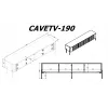 Cama VERA TV spintelė 190x40x50 kašmyro matinis