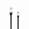 Sbox USB 2.0 – Type-C laidas, 2.4A, juodas/sidabrinis, 1.5 m