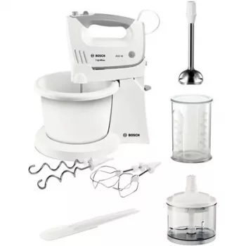 Bosch MFQ36490 ErgoMixx rankinis plaktuvas 450 W baltai pilkas