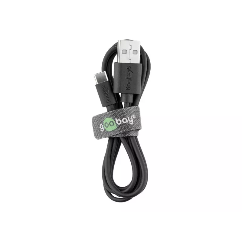 Goobay USB-C įkrovimo ir sinchronizavimo laidas (USB-A > USB-C) 59124