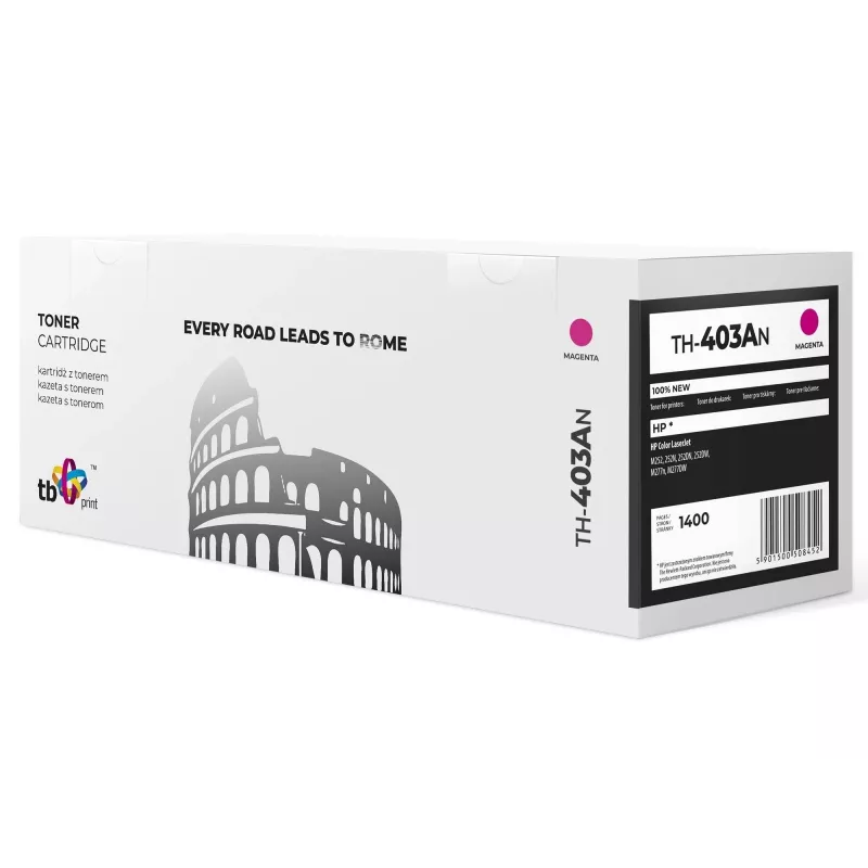 Toner TB suderinamas su HP CLJM252/277, rausvai raudonas, 1400 puslapių
