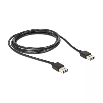 USB laidas DeLOCK 1 m USB 2.0 A juodas