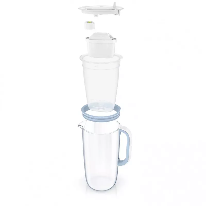 BRITA Glas Kanne ONE vandens filtro ąsotis su 2 x MAXTRA+ PRO kasetėmis (126032)