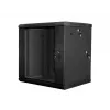 Sieninis 19 colių 12U LANBERG 600x600 mm juodas spintos stovas