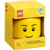 Room Copenhagen LEGO Storage Head „Boy“ mini – dėžutė smulkioms kaladėlėms ir žaislams