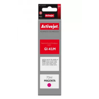 Rašalo buteliukas ActiveJet AC-G41M, suderinamas su Canon GI-41M, 70 ml, violetinis