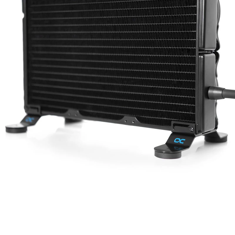 Dekoratyviniai aksesuarai Alphacool 29943 juodi plastikas plienas 194mm 43mm 40mm