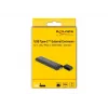 DeLOCK 42635 Juodas M.2 SSD korpusas (USB-C, NVMe/SATA, iki 10 Gbit/s)