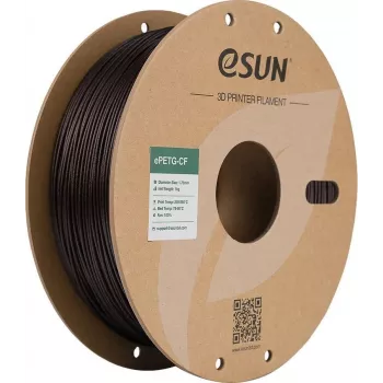 ESUN EPETG-CF 1,75mm juodai raudonas 1kg 3D spausdinimo filamentas (EPETG-CF-P175BR1)