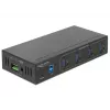 Delock 63309 išorinis pramoninis USB šakotuvas, 4 x USB 3.0 Type-A, 15 kV ESD apsauga, metalinis korpusas, tvirtinamas prie sienos
