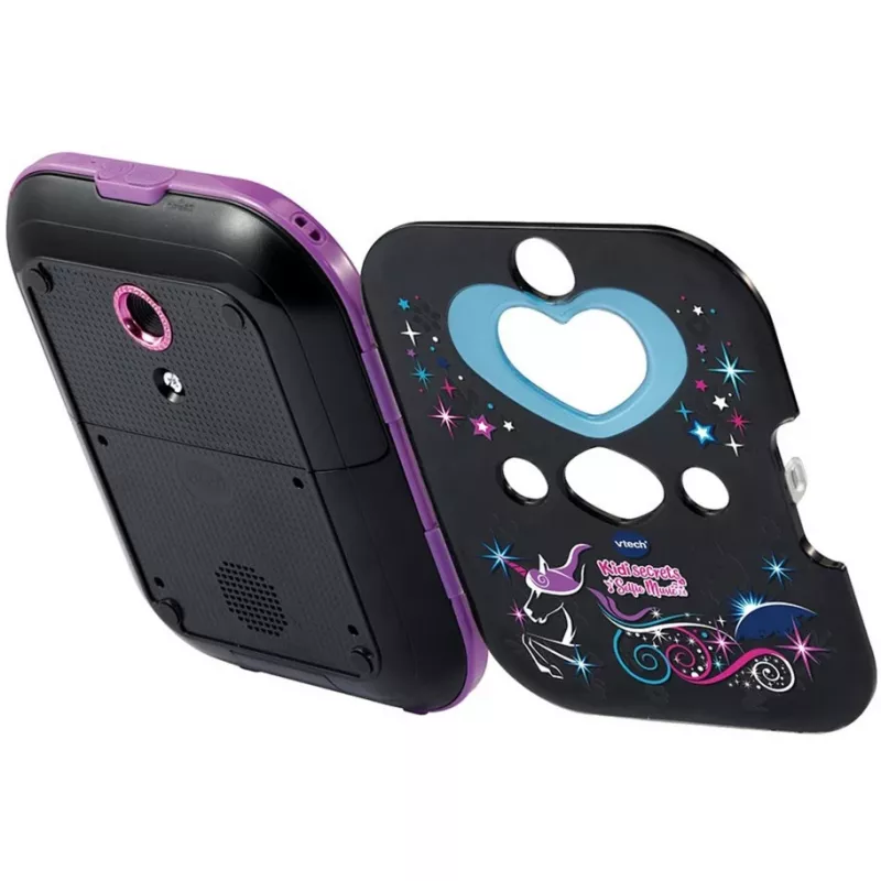 Kidisecrets Selfie Music 2.0 mokomasis kompiuteris juodai alyvinis