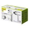 Plaukų džiovintuvas Maestro MR-213 2100W sulankstoma rankena, 2 greičiai, šalto oro pūtimas, dvigubos sienelės koncentratorius, sidabrinis