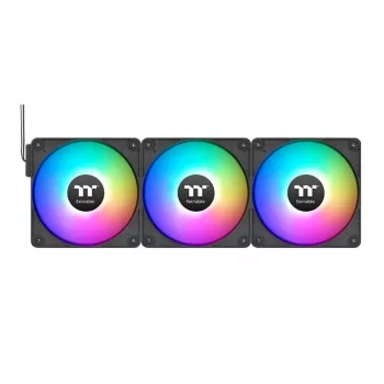 Ventiliatorius Thermaltake CT140 EX ARGB Sync 14 cm hidraulinis guolis juodas