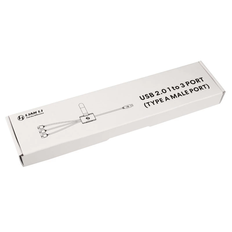 USB šakotuvas Lian Li PW-U2TPAW A tipo vyriškas 1 į 3 IDC 9 kaiščių