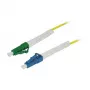 Synergy 21 LWL-1-Faser-Patchk. 15mtr.LC-LC(APC) - 9/125u - OS2 - G657A2 - AD=2mm - flexible Knickschutztülle (S215728)