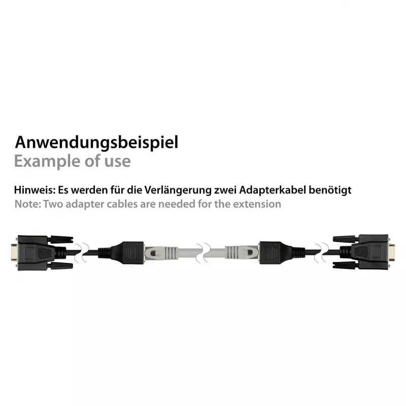 Good Connections adapterinis kabelis RJ45 į RS232 serijinį