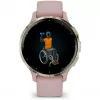 Garmin Venu 3S 3,05 cm (1,2 colio) AMOLED 41 mm Skaitmeninis 390 x 390 pikselių Liečiamas ekranas Auksinė, Rožinė Wi-Fi GPS (palydovas)