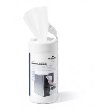 Durable SUPERCLEAN 5708-02 antibakterinės šluostės plastikiniams paviršiams, 100 vnt. su dozatoriaus talpa