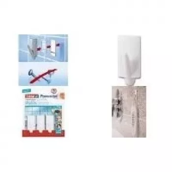 Lipnus kabliukas Tesa Powerstrips 57559 Baltas