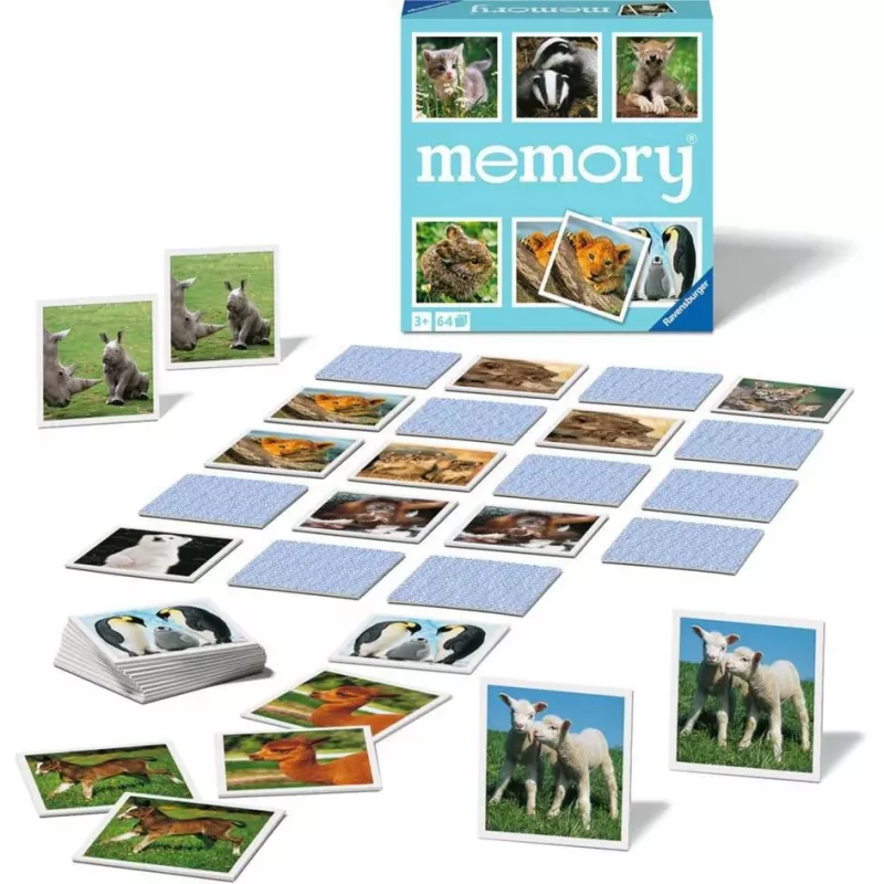 Atminties žaidimas „Tierkinder“ – RAVENSBURGER