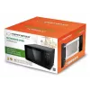 Mikrobangų krosnelė Solo ESPERANZA EKO009 — 700 W, 20 L, LED ekranas, jutiklinis valdymas, 24,5 cm stiklinė lėkštė, juoda