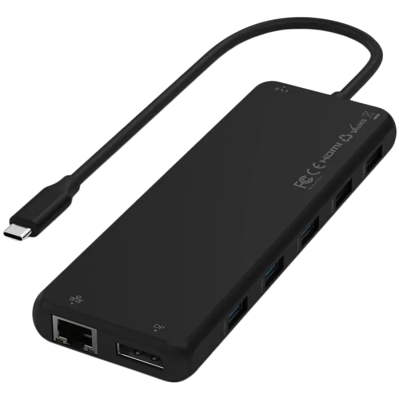 USB-C adapteris Satechi ST-P3D13K 13-in-1 su trigubo ekrano palaikymu