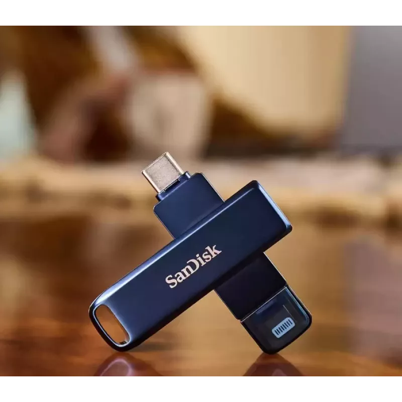 USB atmintinė SanDisk 256 GB USB Type-C Lightning iXpand