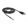 USB kabelis DeLOCK 1,5m USB 2.0 A / 5 kontaktų juodas