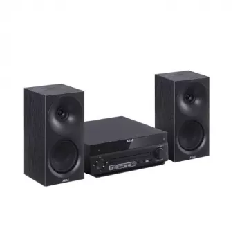 Muzikos centras AKAI AM-301 BK – kompaktiška garso sistema namams